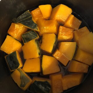 【簡単めし】作り置き　ほっこり甘めなかぼちゃの煮物